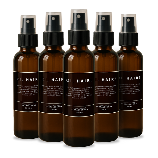 Oi, Hair! Tônico Capilar Anti Queda | 5 Unidades